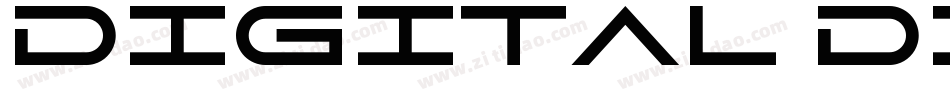 Digital Display Regular字体转换